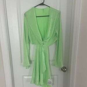 ASOS Lime Green Mini Dress